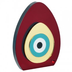 Plexi Acrylic Decorative Egg with Evil Eye 90x110mm