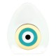 Plexi Acrylic Decorative Egg with Evil Eye 90x110mm