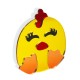 Plexi Acrylic Decorative Chicken 91x100mm