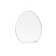 Plexi Acrylic Decorative Eggs 124x145mm 90x13mm (2pcs/Set)