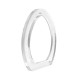 Uova Decorative in Plexiglass Acrilico 124X145 mm 90X13 mm (2 Pezzi/Set)