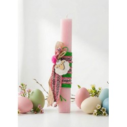 Colgante de Acrílico Plexi con Oveja «Καλή Ανάσταση» 55 x 52 mm