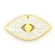 Pendentif en Acrylique Plexi « Evil Eye » avec Souhaits 80 x 45 mm