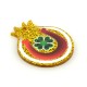 Plexi Acrylic Pendant Pomegranate with Horseshoe 36x44mm