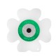 Plexi Acrylic Decorative Clover with Evil Eye & Wishes 80mm