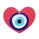 Colgante de Metacrilato Corazón con Ojo 57x46mm