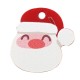 Plexi Acrylic Charm Santa Claus 17mm