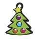 Plexi Acrylic Charm Christmas Tree with Star 16x19mm