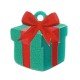 Plexi Acrylic Charm Present with Bow 18x19mm