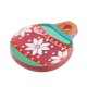 Breloque en Acrylique Plexi Boule de Noël 16 x 18 mm