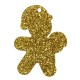 Plexi Acrylic Pendant Ginger Bread 32x44mm