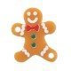 Connecteur en Acrylique Plexi Gingerbread Boy 16 x 19 mm