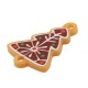 Plexi Acrylic Connector Gingerbread Tree 16x23mm