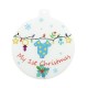 Colgante de Acrílico Plexi «Mi Primera Navidad» 60 mm