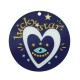 Plexi Acrylic Pendant “lucky star” with Evil Eye 50mm