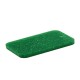 Chapa Colgante de Acrílico Plexi «Τύχη» con Trébol de Cuatro Hojas 28 x 45 mm