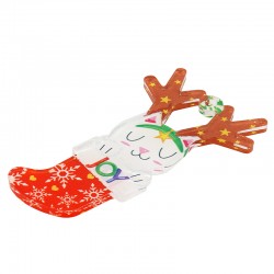 Pendentif en Acrylique Plexi « JOY » avec Chaussette 45 x 80 mm