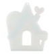 Plexi Acrylic Pendant Candy House “Year” with Heart 97x100mm