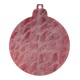 Pendentif Boule de Noël en Acrylique Plexi « NOEL » 64 x 76 mm