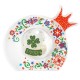 Plexi Acrylic Decorative Pomegranate 75x65mm & 30mm (2pcs/Set)