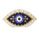 Ojo Malvado Decorativo de Plexiglás Acrílico con Madera y Estrellas 130 x 68 mm