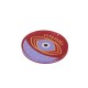 Colgante Redondo de Acrílico Plexi «Ευημερία» con ojo Turco 62 mm
