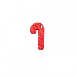 Colgante de Metacrilato Bastoncito de Navidad 15x30mm