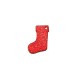Colgante de Metacrilato Bota de Navidad 16x23mm
