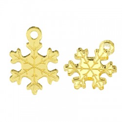 Plexi Acrylic Charm Snowflake 14mm