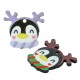 Pendentif Pingouin en Acrylique Plexi 22 x 20 mm