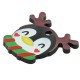 Pendentif Pingouin en Acrylique Plexi 22 x 20 mm