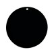 Plexi Acrylic Pendant Round with Pomegranate & Evil Eye 65mm