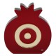 Plexi Acrylic Lucky Decorative Pomegranate with Evil Eye 80x90mm