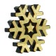 Copo de Nieve Decorativo de Plexi Acrílico con ojo Turco 80 mm