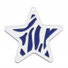 Blue/ Silver Mirror