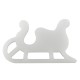 Plexi Acrylic & Wooden Decorative Sleigh “Merry Christmas” 106x64mm