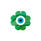 Plexi Acrylic Pendant Four Leaf Clover with Evil Eye 61mm