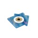 Plexi Acrylic Pendant House with Evil Eye 67x62mm