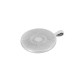 Colgante Redondo de Acrílico Plexi con ojo Turco y Montura de Zamak 33 mm