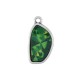 Plexi Acrylic Pendant Irregular with Zamak Setting 13x21mm