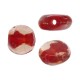 Perle de Verre Ronde Plate 11 mm/6 mm Ø 1.6 mm