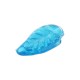 Glass Charm Leaf 16x8mm