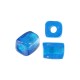 Glass Bead Tube Parallelogram 17x20mm Ø6.5mm