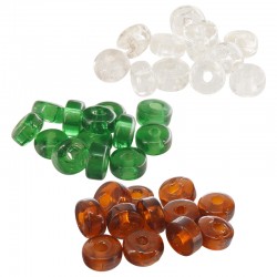 Glass Bead Washer Round 10mm Ø3mm