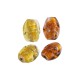 Γυάλινη Χάντρα Οβάλ Ακανόνιστη 17x21mm Ø3.5mm