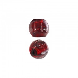 Glass Bead Round Flower 17x16mm Ø4mm
