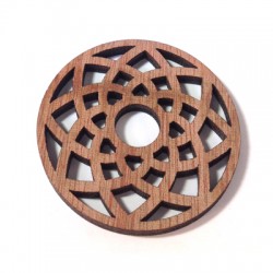 Pendentif Capt-Réves en Bois 40mm (grosseur 3,5mm)