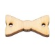 Intercalaire Nœud Papillon en Bois 25x13mm (grosseur 3mm)