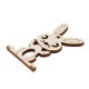 Wooden Pendant Rabbit 45x70mm