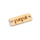 Intercalaire plaquette en Bois 25x8mm